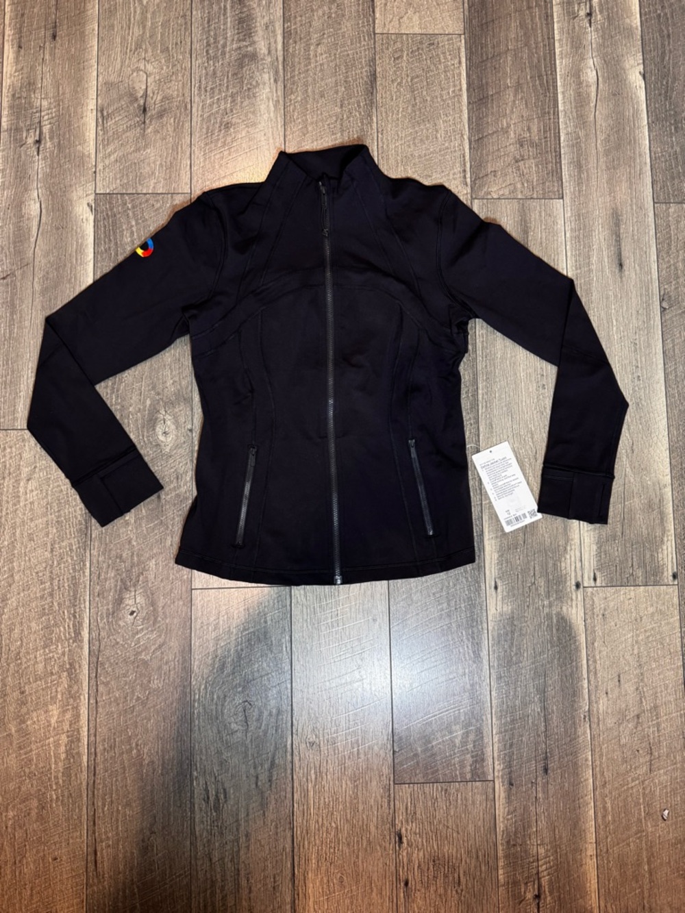 lululemon Define Track Jacket Black Black Size 12 Full Zip